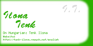 ilona tenk business card